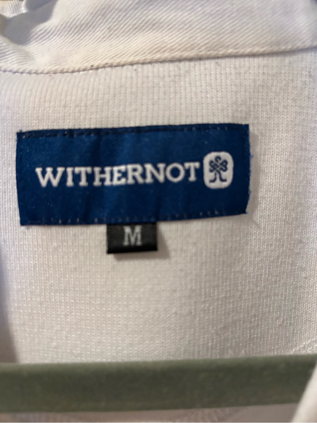 Withernot Navy & Red Stripe Long-Sleeve Rugby Shirt - White Base — image 3 of 3
